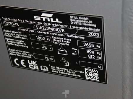 Elektro tříkolové VZV 2023  Still RX 20-18  6223 (5)