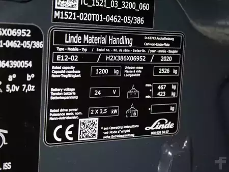 Eléctrico - 3 rodas 2020  Linde E 12-02  386 (5)