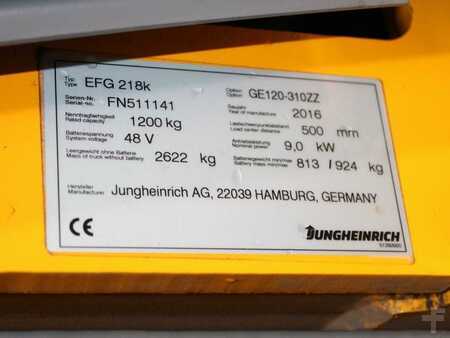 Elektromos 3 kerekű 2016  Jungheinrich EFG 218k  GE120-310ZZ (5)