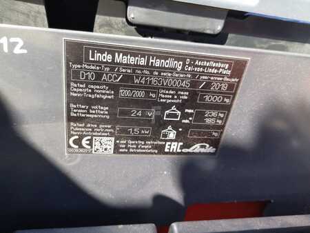 Ruční vysokozdvižný vozík 2019  Linde D10ACC (9)
