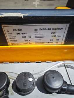 VZV s plošinou pro řidiče 2014  Jungheinrich ERV 308 (10)