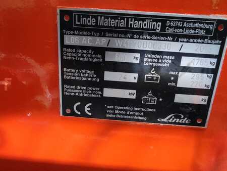 Ruční vysokozdvižný vozík 2013  Linde L06 AC AP (9)