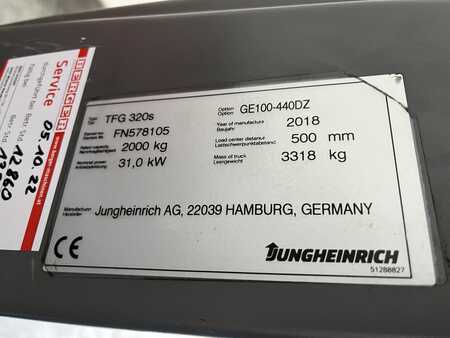 Wózki gazowe 2018  Jungheinrich TFG 320s - TRIPLEX 4,4 m (8) 