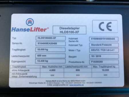 Diesel gaffeltruck 2019  HanseLifter HLDS10040D-XF (6)