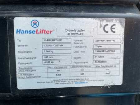 Diesel gaffeltruck 2017  HanseLifter HLDS2548TH - XF (5)