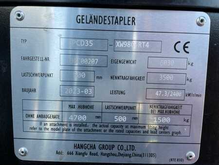 Geländestapler 2023  HC (Hangcha) CPCD 35 - XW98 C RT4 (2)