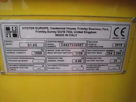 Stoccatore - Hyster S 1.5 S (7)
