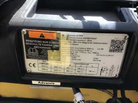 Elektro čtyřkolový VZV 2016  Hyster J 3.0 XN (8)