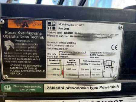 Empilhador diesel 2015  Hyster H 1.6 FT (5)