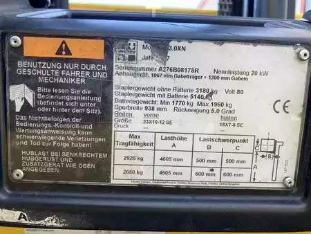 Eléctrica de 4 ruedas 2017  Hyster J 3.0 XN (8)