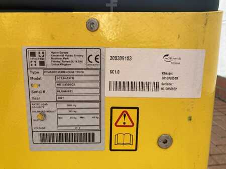 Ruční vysokozdvižný vozík 2021  Hyster SC 1.0 (5)