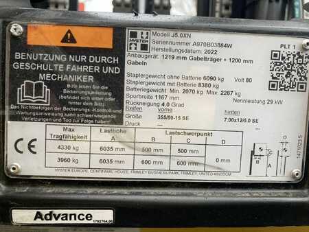 Elektro 4 Rad 2021  Hyster J 5.0 XN (8)