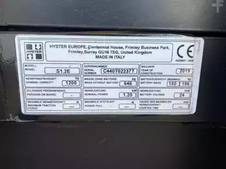 Pinontavaunu 2019  Hyster S 1.2E (7)