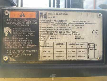 Eléctrica de 4 ruedas 2017  Hyster J 2.0 XN LWB (8)