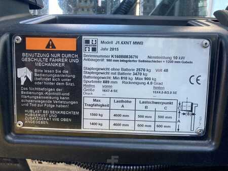 Elektro 3 Rad 2015  Hyster J 1.6 XNT MWB (9)