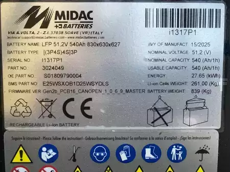 Elektromos 3 kerekű 2025  Hyster J 2.0 XNT MWB (8)