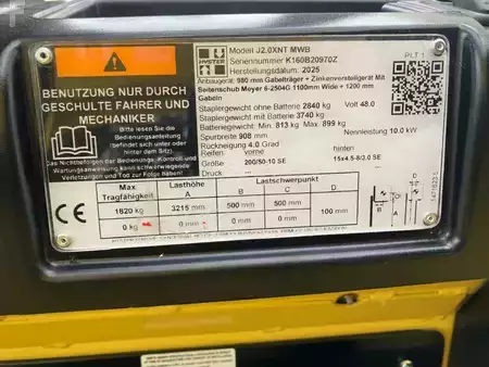 Chariots électriques à 3 roues 2025  Hyster J 2.0 XNT MWB (10)