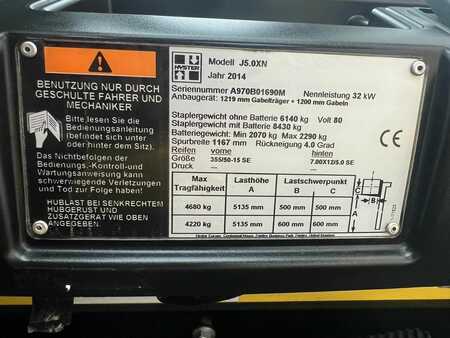 Elektro 4 Rad 2014  Hyster J 5.0 XN (6)