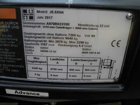 Elettrico 4 ruote 2017  Hyster J 5.5 XN6 (7)
