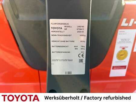 Nízkozdvižný vozík 2020  Toyota LWE 160 (5)