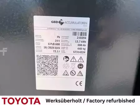 Porta-paletes elétrico 2018  Toyota LPE 250 / Akku überh.! (9)