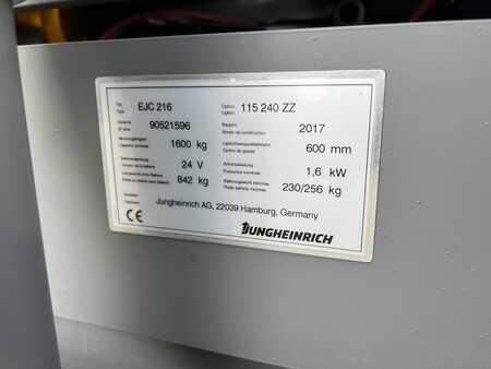 Wózek wysokiego podnoszenia 2017  Jungheinrich EJC 216 (6) 