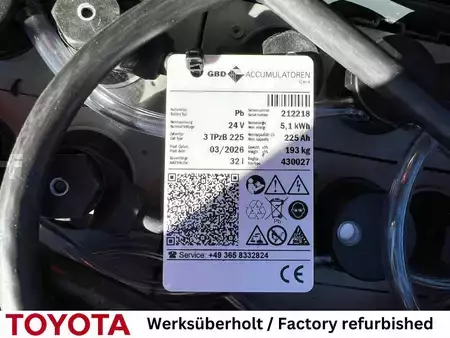 Ruční vysokozdvižný vozík 2020  Toyota SWE 120 / Akku 2026! (6)