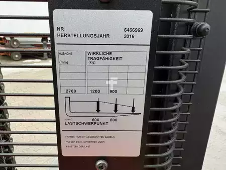 Ruční vysokozdvižný vozík 2016  Toyota SWE 120 / Akku 2023 (6)