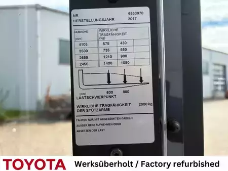 Hochhubwagen 2017  Toyota SWE 140 L / Akku neu! (7)