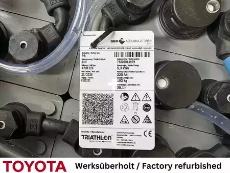 Wózek wysokiego podnoszenia 2017  Toyota SWE 120 / Akku neu! (6)