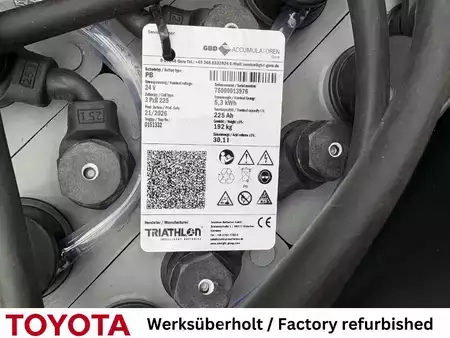 Wózek wysokiego podnoszenia 2017  Toyota SWE 120 / Akku neu! (6)