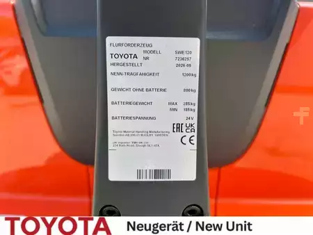 Hochhubwagen 2026  Toyota SWE 120, Neu! (6)