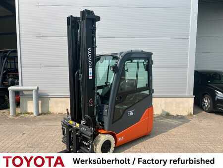 Elektro tříkolové VZV 2018  Toyota 8 FBE 16 T / Akku überh.! (1)