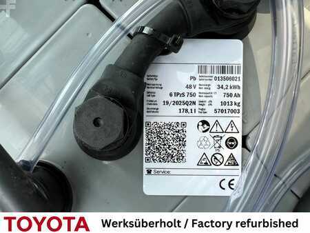 Elektro tříkolové VZV 2018  Toyota 8 FBE 16 T / Akku überh.! (8)