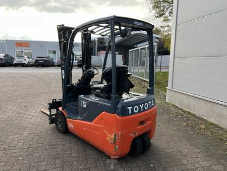 Sähkö - 3 pyör 2018  Toyota 8 FBE 16 T / 420 h / Akku 78% (2)