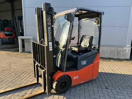 3-wiel elektrische heftrucks 2014  Toyota 7 FBEST 15 (1)