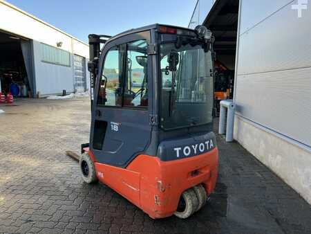 Elektrisk- 3 hjul 2015  Toyota 8 FBET 18 / Akku 71% (2)