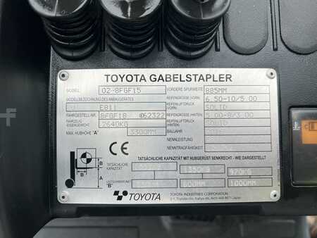 Chariots élévateurs GPL 2016  Toyota 02-8 FGF 15 / 1.510 Stunden! (7)