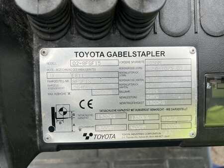 Empilhador a gás 2016  Toyota 02-8 FGF 15 / 1.270 Stunden! (6)