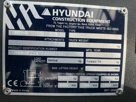Dieselstapler 2019  Hyundai 80D-9 (4)