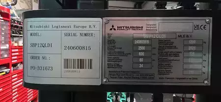 Ledstaplare gå 2025  Mitsubishi SBP12QLDI mit Initialhub (2)