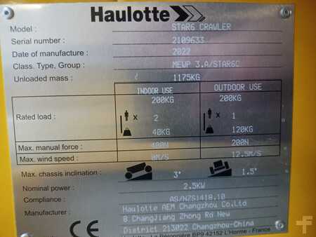 Övrigt 2022  Haulotte STAR 6 CRAWLER (1)