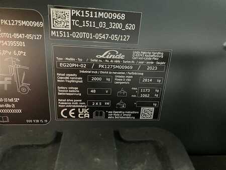 Elektro 4 Rad 2023  Linde EG20PH-02 (2)
