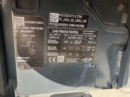 Elektro 4 Rad 2021  Linde E20PL (2)