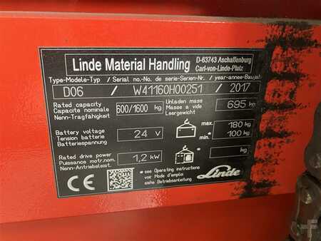 Hochhubwagen 2017  Linde D06 (6)