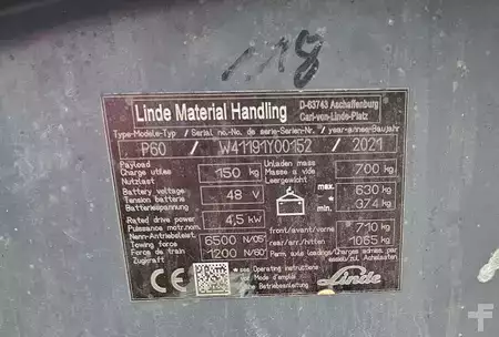 Wózki systemowe do implementacji 2021  Linde P60 (3)