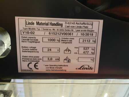 Vertical order pickers 2019  Linde V10 (6)