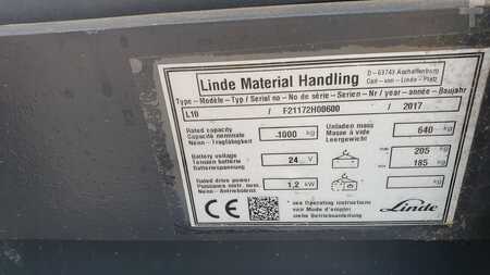 Hochhubwagen 2017  Linde L10 (7)