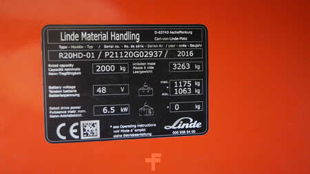Schubmaststapler 2016  Linde R20HD (5)