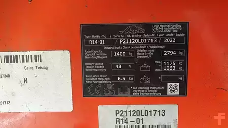 Schubmaststapler 2022  Linde R14 (6)